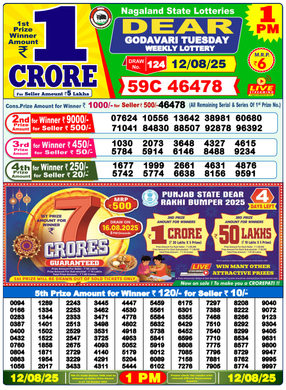Dhankesari Lottery Ticket Sample
